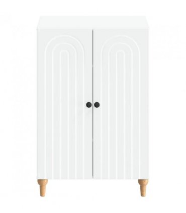 vidaXL Shoe Cabinet ALKMAAR 59.5 x 39.5 x 90 cm Engineered Wood White