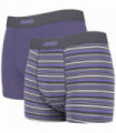 Jeep - 2 Pr Pack Bamboo Fitted Trunks (Xl / Char / Purple)