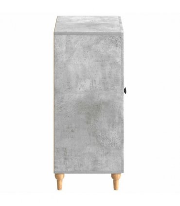 vidaXL Shoe Cabinet ALKMAAR 59.5 x 39.5 x 90 cm Engineered Wood — Colour: Concrete grey