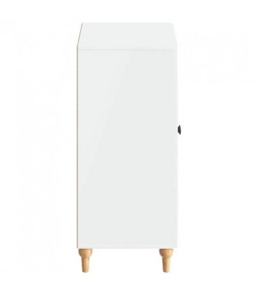 vidaXL Shoe Cabinet ALKMAAR 59.5 x 39.5 x 90 cm Engineered Wood — Colour: High gloss white