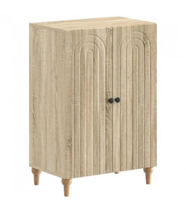 vidaXL Shoe Cabinet ALKMAAR 59.5 x 39.5 x 90 cm Engineered Wood — Colour: Sonoma oak