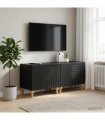 vidaXL TV Cabinet Black Engineered Wood — V0672275853
