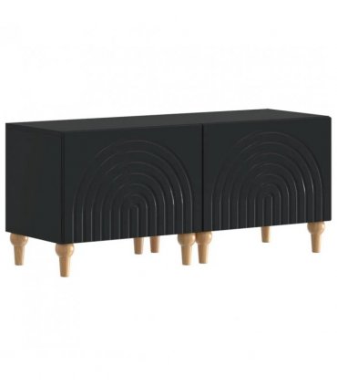 vidaXL TV Cabinet Black Engineered Wood — V0672275853