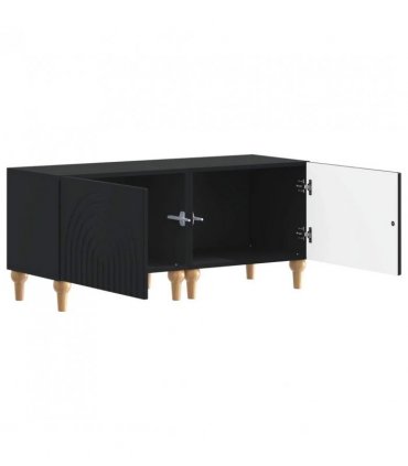 vidaXL TV Cabinet Black Engineered Wood — V0672275853