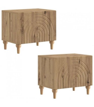 vidaXL TV Cabinet Artisan Oak Engineered Wood — V0672275856