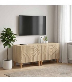 vidaXL TV Cabinet Sonoma Oak Engineered Wood — V0672275857