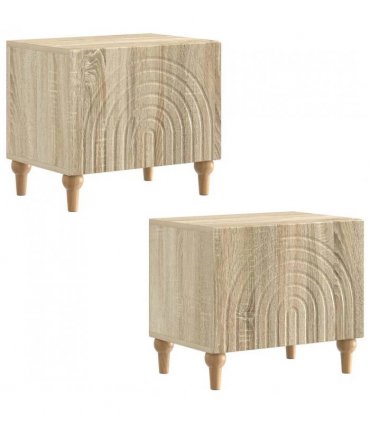 vidaXL TV Cabinet Sonoma Oak Engineered Wood — V0672275857