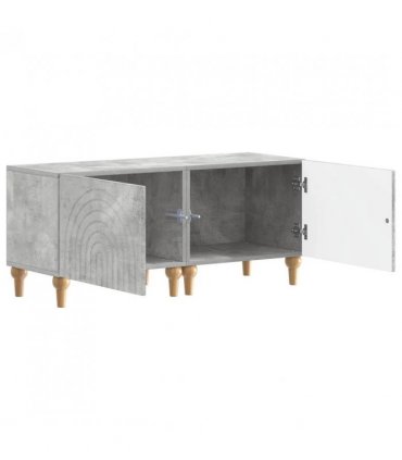 vidaXL TV Cabinet Concrete Grey Engineered Wood — V0672275861