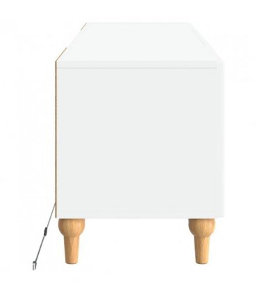 vidaXL LED TV Cabinet White Engineered Wood — V0672275862