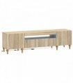 vidaXL LED TV Cabinet Sonoma Oak Engineered Wood — V0672275867