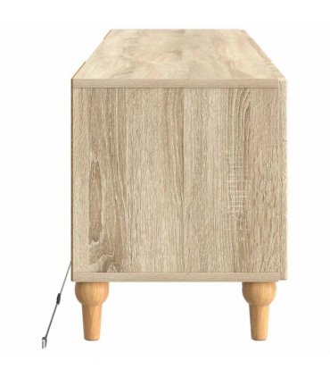 vidaXL LED TV Cabinet Sonoma Oak Engineered Wood — V0672275867