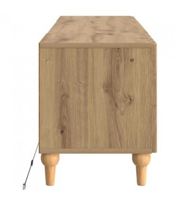 vidaXL LED TV Cabinet ALKMAAR Artisan Oak Engineered Wood