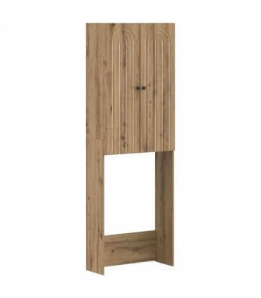vidaXL Toilet Cabinet ALKMAAR Artisan Oak 66 x 25.5 x 190 cm