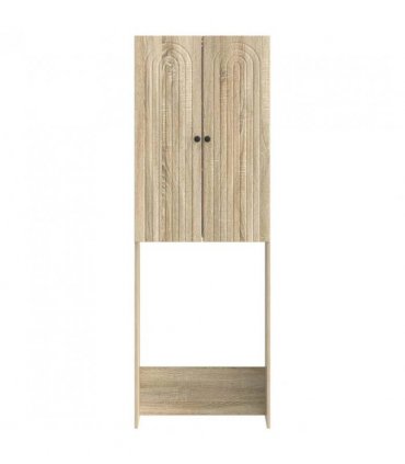 vidaXL Toilet Cabinet ALKMAAR Sonoma Oak 66 x 25.5 x 190 cm