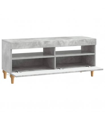 vidaXL LED TV Cabinet Concrete Grey Engineered Wood — V0672275884