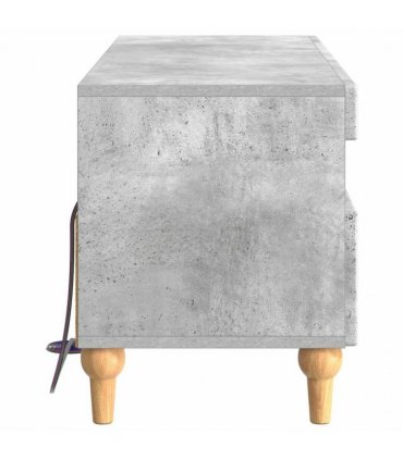 vidaXL LED TV Cabinet Concrete Grey Engineered Wood — V0672275884