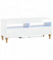 vidaXL LED TV Cabinet High Gloss White Engineered Wood — V0672275887