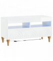 vidaXL LED TV Cabinet High Gloss White Engineered Wood — V0672275889