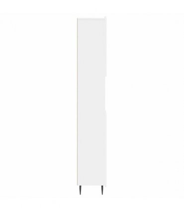 vidaXL Bathroom Cabinet with Open Shelf ZWOLLE White