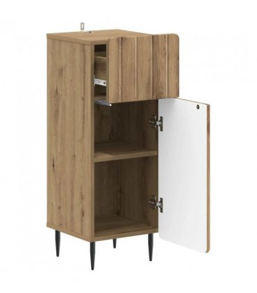 vidaXL Bathroom Storage Cainet ZWOLLE Artisan Oak 30 x 31 x 79.5 cm