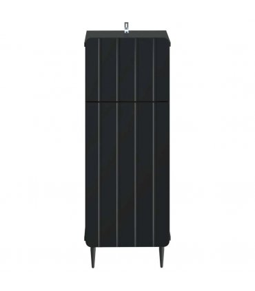 vidaXL Bathroom Storage Cainet ZWOLLE Black 30 x 31 x 79.5 cm