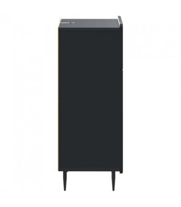 vidaXL Bathroom Storage Cainet ZWOLLE Black 30 x 31 x 79.5 cm