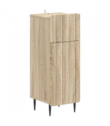 vidaXL Bathroom Storage Cainet ZWOLLE Sonoma Oak 30 x 31 x 79.5 cm