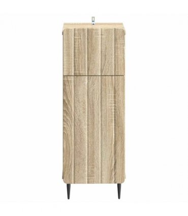vidaXL Bathroom Storage Cainet ZWOLLE Sonoma Oak 30 x 31 x 79.5 cm