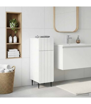 vidaXL Bathroom Storage Cainet ZWOLLE White 30 x 31 x 79.5 cm