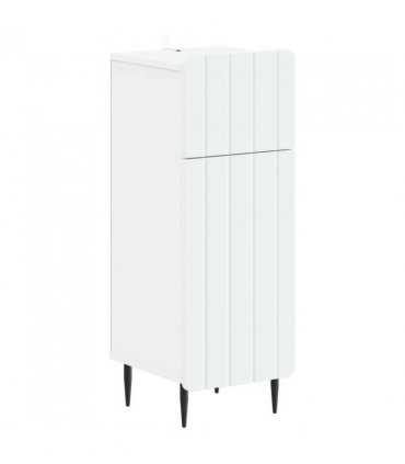 vidaXL Bathroom Storage Cainet ZWOLLE White 30 x 31 x 79.5 cm