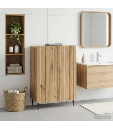 vidaXL Bathroom Storage Cainet ZWOLLE Artisan Oak 59.5 x 31 x 79.5 cm