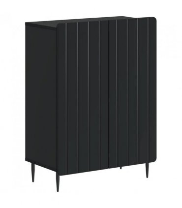 vidaXL Bathroom Storage Cainet ZWOLLE Black 59.5 x 31 x 79.5 cm