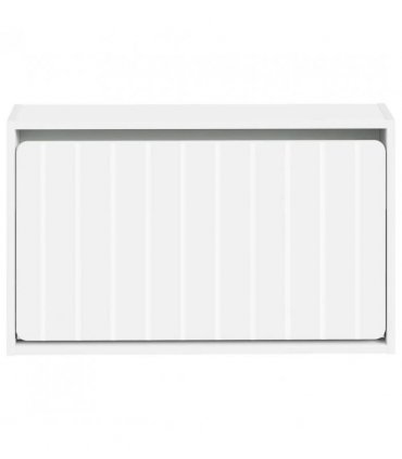 vidaXL Wall-Mounted Shoe Cabinet ZWOLLE 71 x 17 x 43 cm White