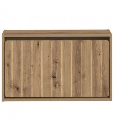 vidaXL Wall-Mounted Shoe Cabinet ZWOLLE 71 x 17 x 43 cm Artisan Oak