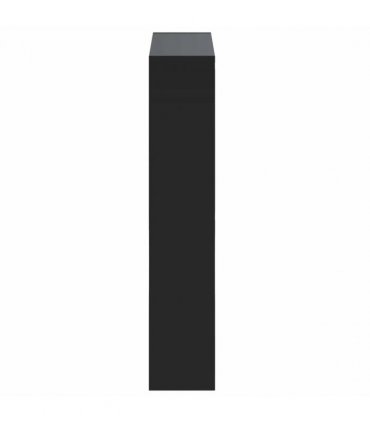 vidaXL Wall-Mounted Shoe Cabinet ZWOLLE 71 x 17 x 86 cm Black