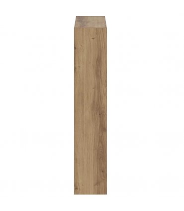 vidaXL Wall-Mounted Shoe Cabinet ZWOLLE 71 x 17 x 86 cm Artisan Oak