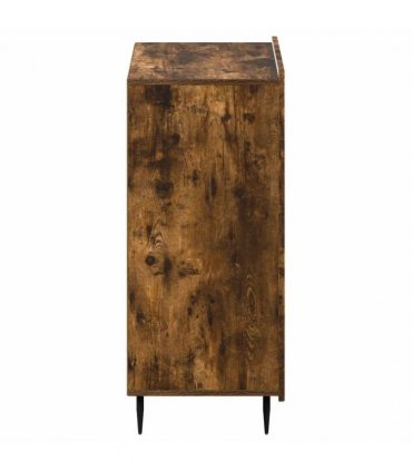 vidaXL Shoe Cabinet ZWOLLE 59.5 x 39.5 x 91.5 cm Engineered Wood — Colour: Smoked oak