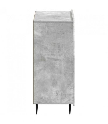 vidaXL Shoe Cabinet ZWOLLE 59.5 x 39.5 x 91.5 cm Engineered Wood — Colour: Concrete grey