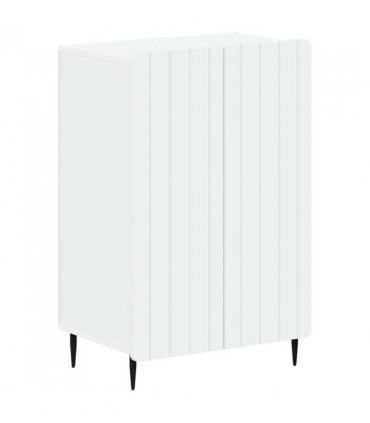vidaXL Shoe Cabinet ZWOLLE 59.5 x 39.5 x 91.5 cm Engineered Wood White