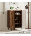 vidaXL Shoe Cabinet ZWOLLE 59.5 x 39.5 x 91.5 cm Engineered Wood — Colour: Old wood