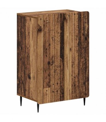 vidaXL Shoe Cabinet ZWOLLE 59.5 x 39.5 x 91.5 cm Engineered Wood — Colour: Old wood
