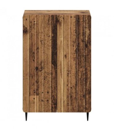 vidaXL Shoe Cabinet ZWOLLE 59.5 x 39.5 x 91.5 cm Engineered Wood — Colour: Old wood