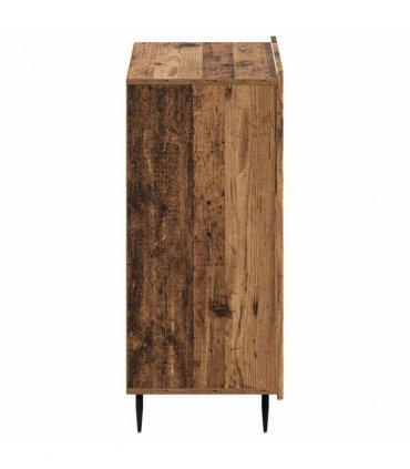 vidaXL Shoe Cabinet ZWOLLE 59.5 x 39.5 x 91.5 cm Engineered Wood — Colour: Old wood