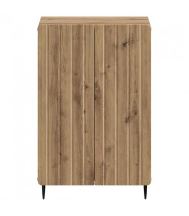vidaXL Shoe Cabinet ZWOLLE 59.5 x 39.5 x 91.5 cm Engineered Wood — Colour: Artisan oak
