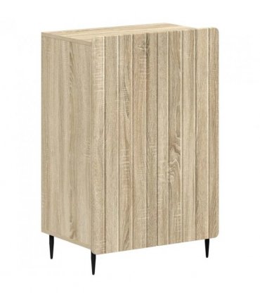 vidaXL Shoe Cabinet ZWOLLE 59.5 x 39.5 x 91.5 cm Engineered Wood — Colour: Sonoma oak