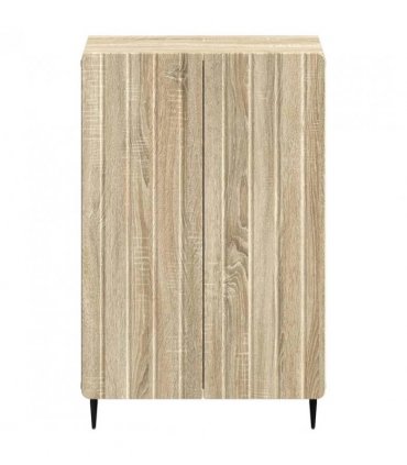 vidaXL Shoe Cabinet ZWOLLE 59.5 x 39.5 x 91.5 cm Engineered Wood — Colour: Sonoma oak
