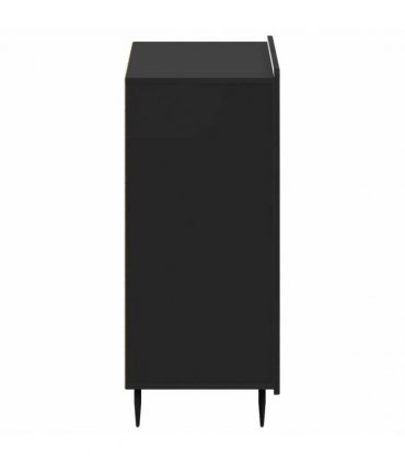 vidaXL Shoe Cabinet ZWOLLE 59.5 x 39.5 x 91.5 cm Engineered Wood Black