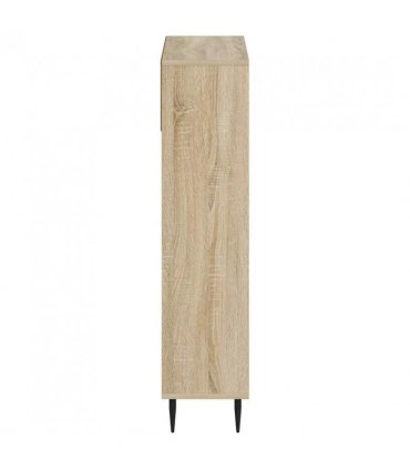 vidaXL Shoe Cabinet ZWOLLE 78 x 24 x 103 cm Engineered Wood Sonoma Oak