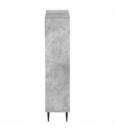 vidaXL Shoe Cabinet ZWOLLE 78 x 24 x 103 cm Engineered Wood — Colour: Concrete grey