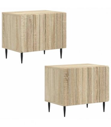 vidaXL TV Cabinet Sonoma Oak Engineered Wood — V0672276000